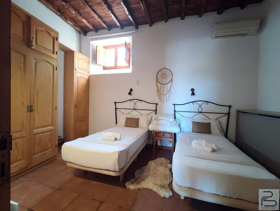 סאנט מיגל דה באלאנסט Casa Can Lluc Con Piscina, Jardin Y Vista Al Campo מראה חיצוני תמונה