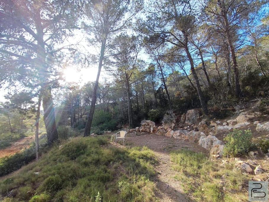 סאנט מיגל דה באלאנסט Casa Can Lluc Con Piscina, Jardin Y Vista Al Campo מראה חיצוני תמונה